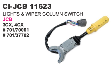 Light and Wiper Column switch JCB