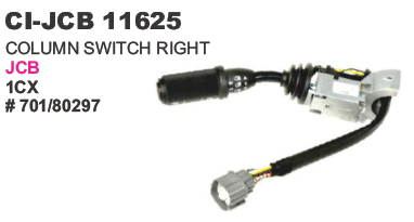 Column Light Straight JCB - Plastic Metal, 10x5x2 cm, 12V 5A | Durable Design, Easy Installation, Precise Switching