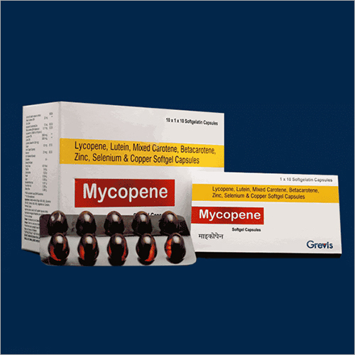 Lycopene Lutein Zinc Selenium And Copper Softgel Capsules