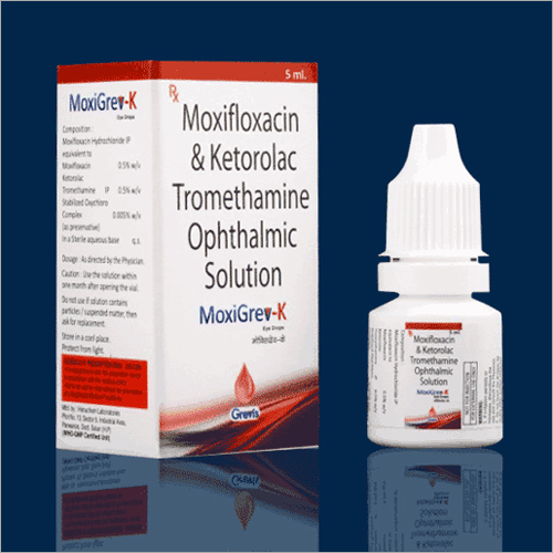 5 ML Moxifloxacin And Ketorolac Tromethamine Ophthalmic Solution