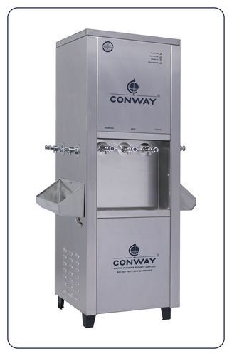 Conway 250 Stainless Steel Commercial Water Dispenser - Normal, Hot & Cold