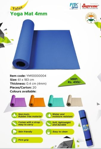 EVA Foam Yoga Mat, 4 mm, Mat Size: 6 Feet X 3 Feet at Rs 260/piece in  Mumbai