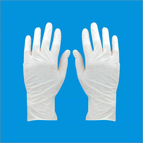 Disposable Gloves - Single Use, White Color | Designed for Adults, Anti Allergic Features for Hospitals and Clinics