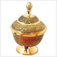 Brass Powder Pot