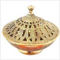 Metallic Powder Pot