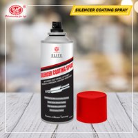 Ue Silencer Coating Spray - Zinc-aluminum Formula, 150 Ml / 250 Ml / 500 Ml Size, Silver And Black Color | Heat Resistant Up To 500â°c, Corrosion Protection For Exhaust Pipes