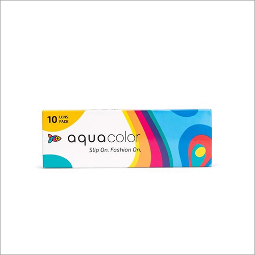Aquacolor Daily Disposable Plano Coloured Contact Lens - Polymacon, 43% Water Content | UV Protection, Biomoist, 10 Lens Pack