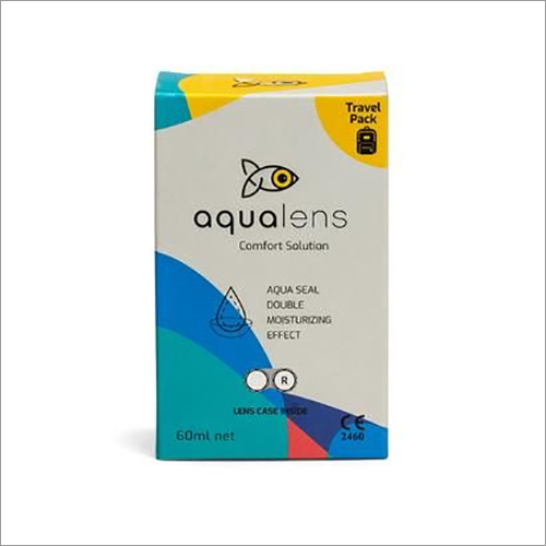 Aqualens Comfort Contact Lens Solution 60 ML - Moisturizing Solution, Long-Lasting Comfort, Prevents Dryness