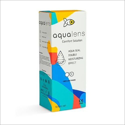 Aqualens Comfort Contact Lens Solution - 180 ML, Double Moisturizing, Moisturizes Lenses, Prevents Dehydration