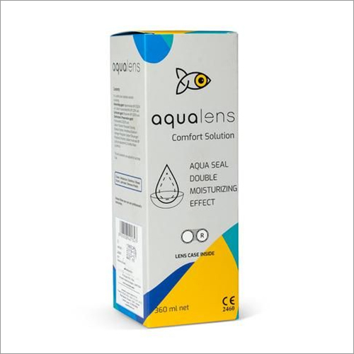 Aqualens Comfort Contact Lens Solution - Solution, 360 ML | Moisturizes Lenses, Soothes Eyes, Prevents Dehydration