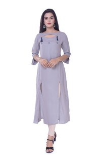 Remtex Women Straight in Grey