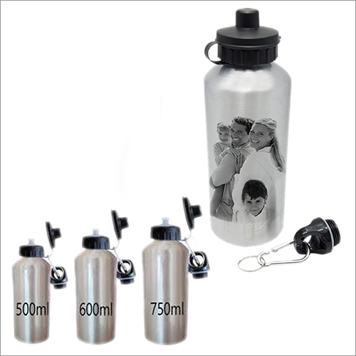 Silver Double Cap Sipper Bottle