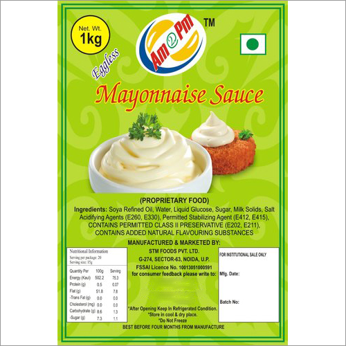 Premium Egg Less Mayonnaise - Pure Natural 100% Vegan Easy-to-Digest | Ideal for Household Hotel & Food Services