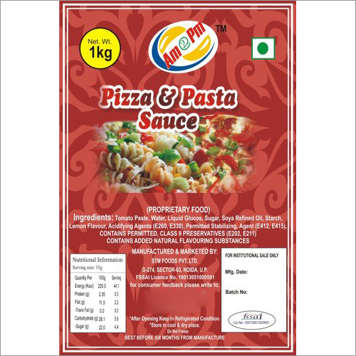 Pizza Pasta Sauce By STM FOODS PVT. LTD.