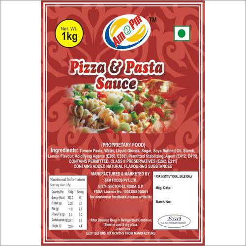 Pizza Pasta Sauce at Best Price in Noida, Uttar Pradesh | Stm Foods Pvt ...