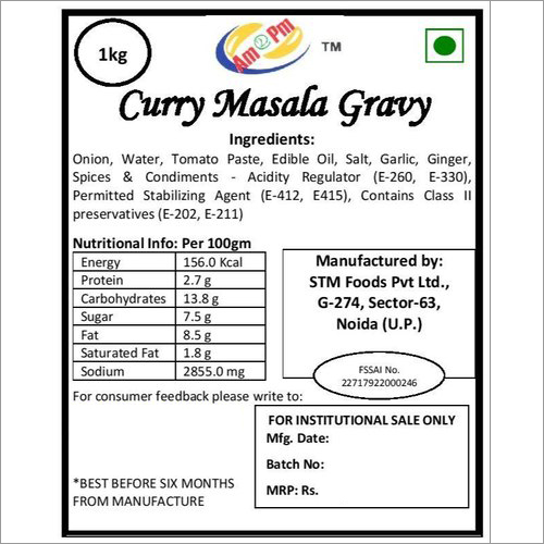 Curry Masala Gravy