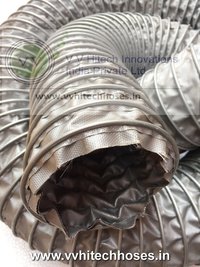 High Temperature Hose With Stainless Steel Wire Reinforced Special Coated Glass Fabric Hose