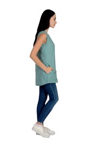 Remtex Women Cotton Casual Turquoise Blue