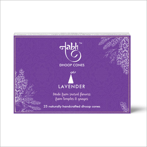 Eco-friendly Lavender Fragrance Dhoop Cones