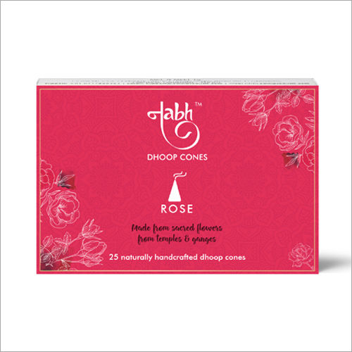 Rose Fragrance Dhoop Cones