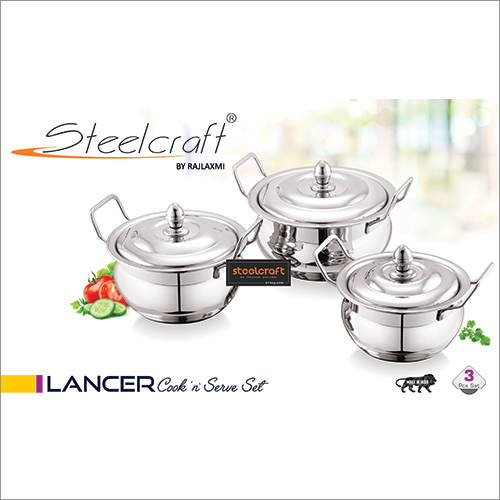 Lancer Stainless Steel Cookware And Serving Set