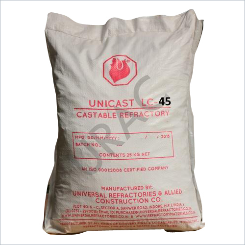 Refractory Accmon 45 Lc Castable Or Unicast LC45
