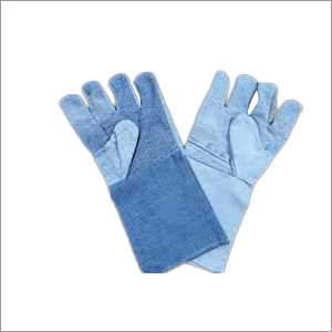 Chrome Jeans Leather Gloves