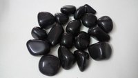 High Quality Best Sale product in india Decoration Jet Black Double Polished Pebble