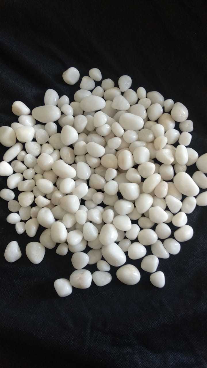 Indian best sale White Pebbles Manufacture  For home office decoration