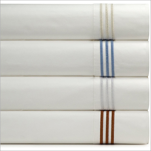 White Embroidary Bed Sheet Set