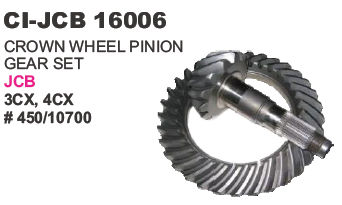 Crown Wheel Pinion Gear set JCB