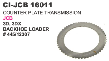 Counter Plate Transmission JCB - Steel, 150mm Diameter, 10mm Thickness | Durable, Reliable, Precise, Efficient