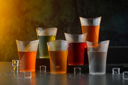 Unbreakable Drinking Magic Glass Set of 6 Pcs Transparent Multipurpose Glasses By NARIYA INTERNATIONAL