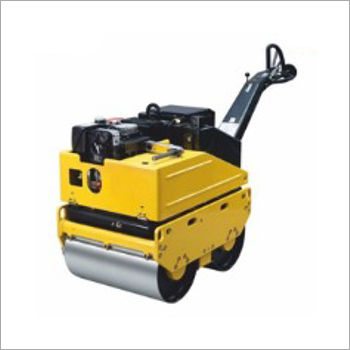 Yellow Walk Behind Vibratory Roller