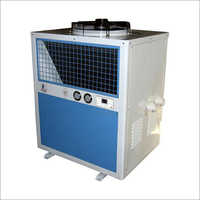 Air Cooled Scroll Chiller - Steel Material, 5tr Cooling Capacity, 3 Phase - Industrial Application, White And Blue Color, Scroll Compressor, 1 Year Warranty