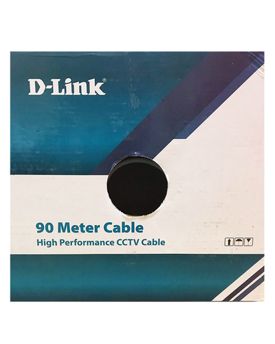 Cctv Cable 3 + 1 Copper - 90 Mtr Water Proof