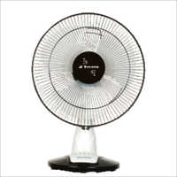 3 Blade Table Fan - Plastic 16 Inch Blades, Black Color, 60 Watts Power Consumption, 3 Speed Settings, Oscillating Design