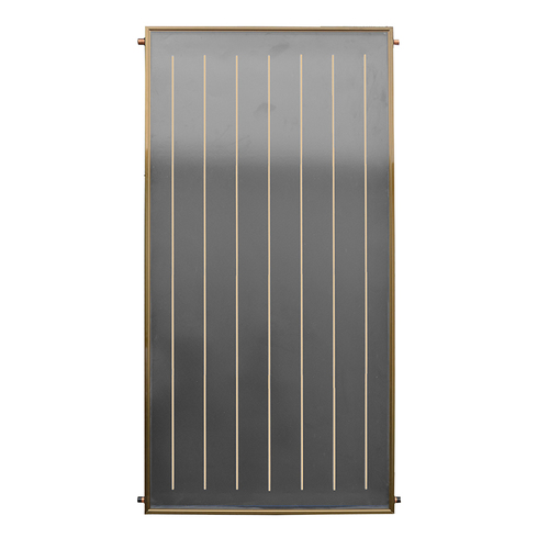 Easy Installation Black Flat Plate Roof Thermal Collector Solar Dimension(L*W*H): 2000X1000X80 Millimeter (Mm)