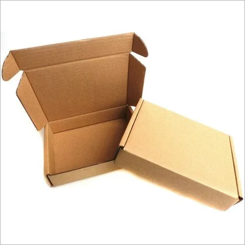 Cut Carton Box - Rectangular, Custom Size | Brown Color, Ideal for Electronic Industrial Use