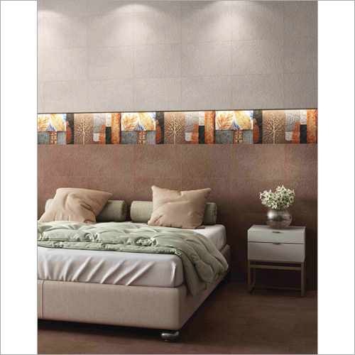 Bedroom Matt Wall Tiles - Ceramic, Varied Sizes, Brown, 8mm Thick | Durable, Stylish, Easy Install, Water Resistant