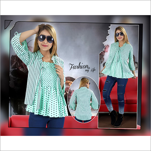 Ladies Printed Top - 100% Cotton, All Sizes Available | Winter Fashion with Diverse Color Options and Vibrant Printed Patterns