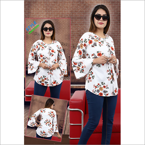 Ladies Cotton Tops - Printed, All Sizes Available | Perfect for Summer, Available in Various Colors