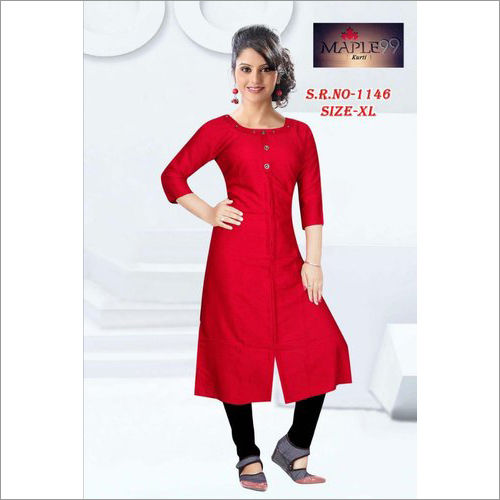 Ladies Rayon Kurtis