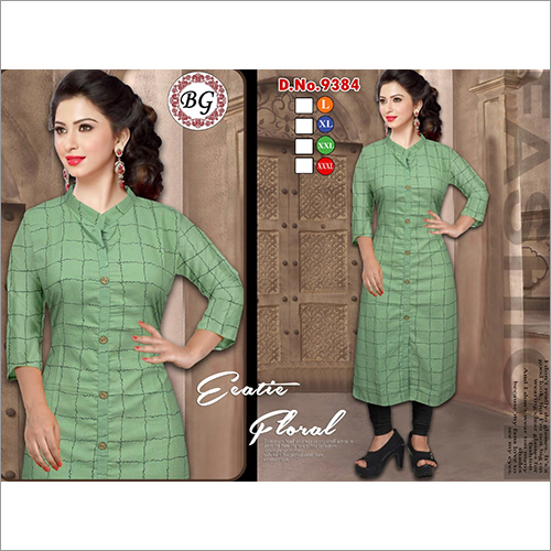 Semi Rayon Kurtis
