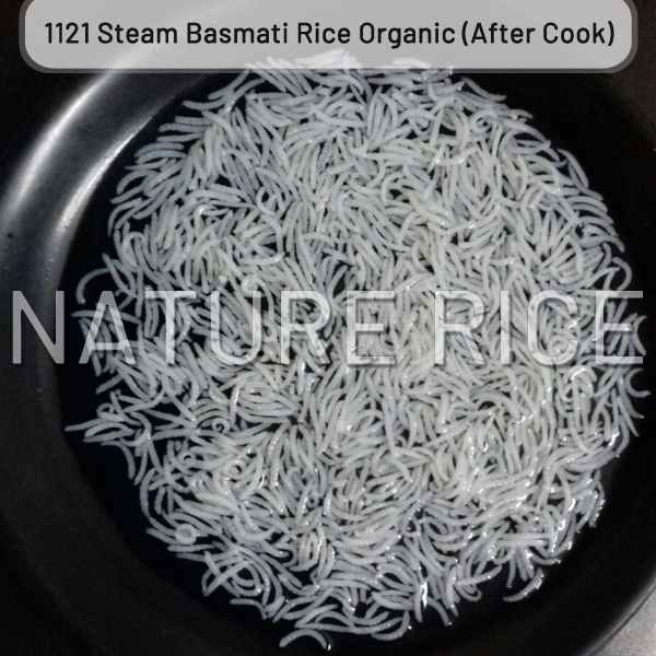 Organic 1121 Steam Basmati Rice