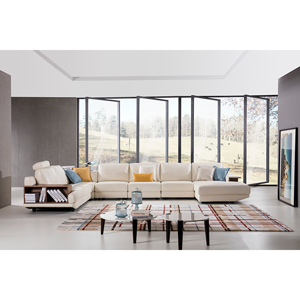 5 Seater Sofa Set for Living Room and Office,Leather