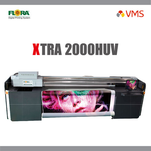 Flora XTRA 2000 HUV PLUS UV Flatbed Printer By VINOD MEDICAL SYSTEMS PVT LTD.