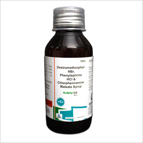 Dextromethorphan Hbr Phenylephirne HCl And Chlorpheniramine Maleate Syrup
