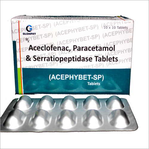 Aceclofenac Paracetamol And Serratiopeptidase Tablets