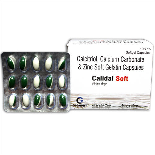 Calcitriol Calcium Carbonate And Zinc Soft Gelatine Capsules